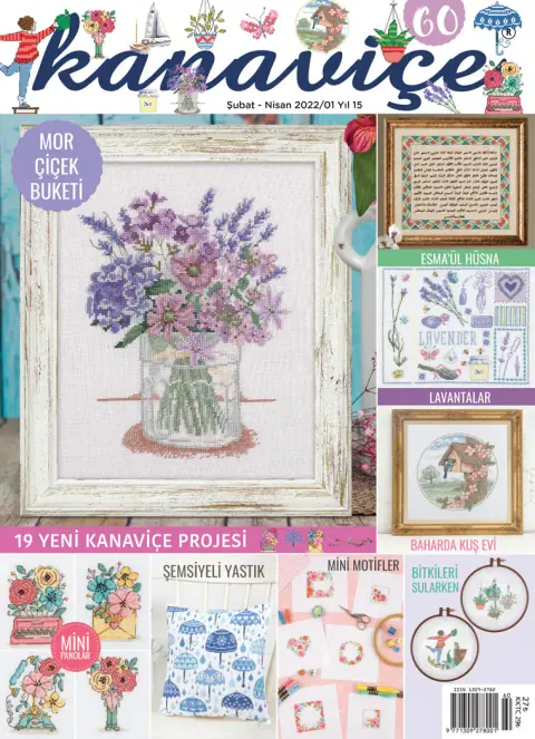 Kanaviçe dergisi, 60. sayı kapağı