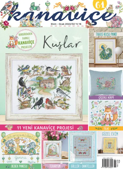 Kanaviçe dergisi, 61. sayı kapağı